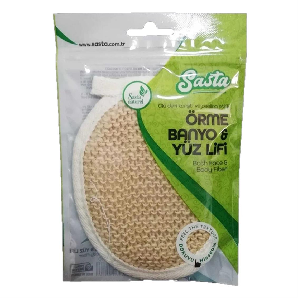 Sasta Örme Banyo ve Yüz Lifi