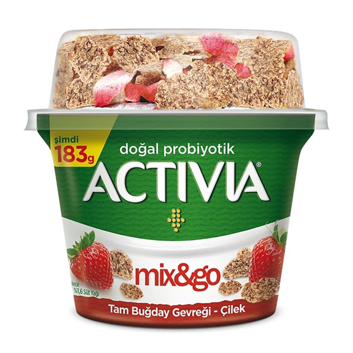 Danone Activia Mix & Go Çilek 183 gr