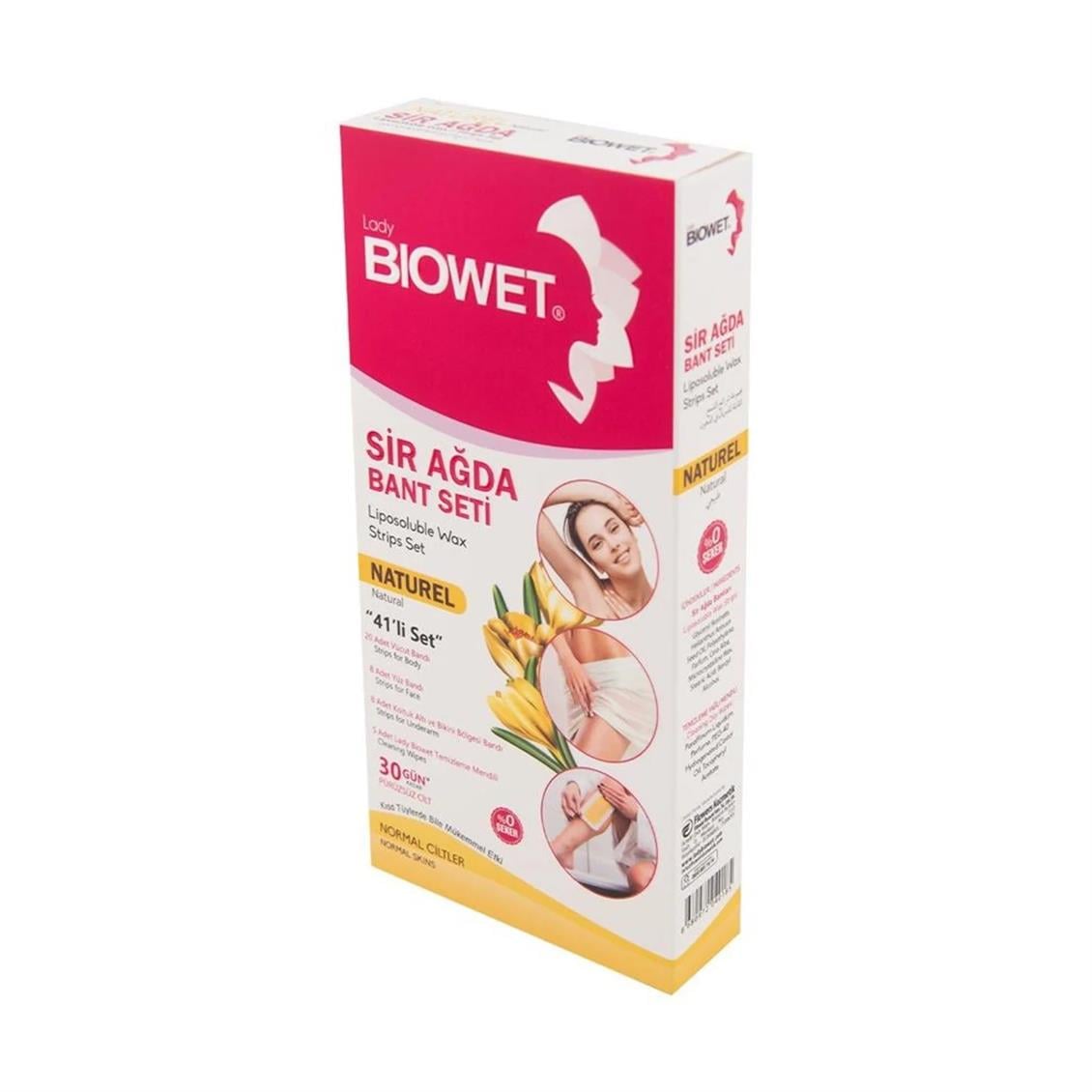 Biowet Sir Ağda Bandı Naturel 41'li