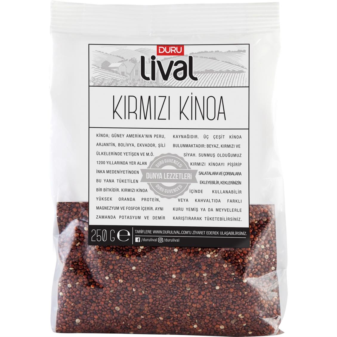 Duru Lival Kırmızı Kinoa 250 gr