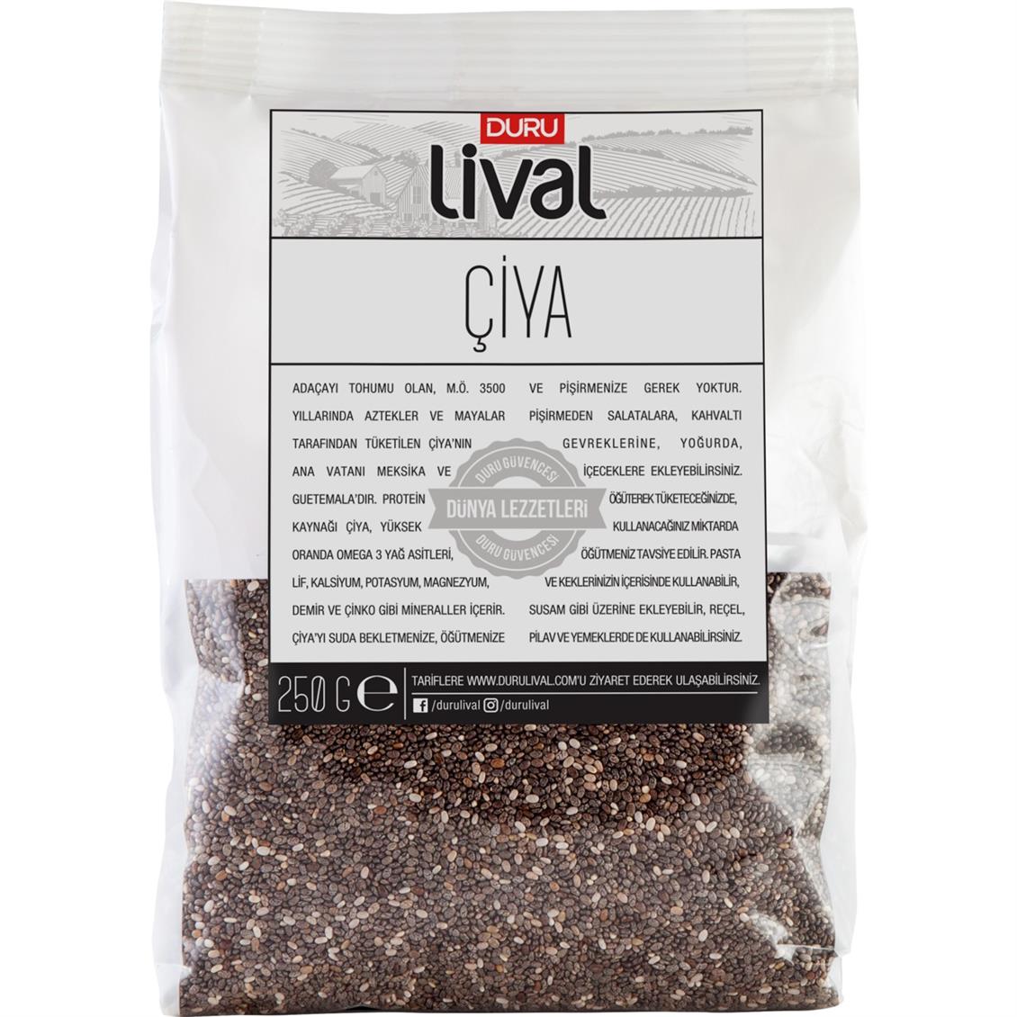 Duru Lival Chia Tohumu 250 gr