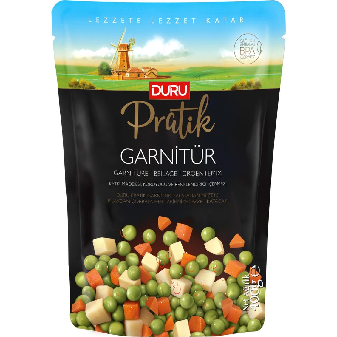 Duru Pratik Haşlanmış Garnitür 400 gr