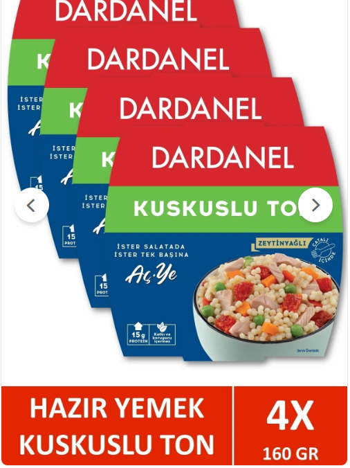 ETC.DARDANELACYEKUSKUSLU160GR*4ADT