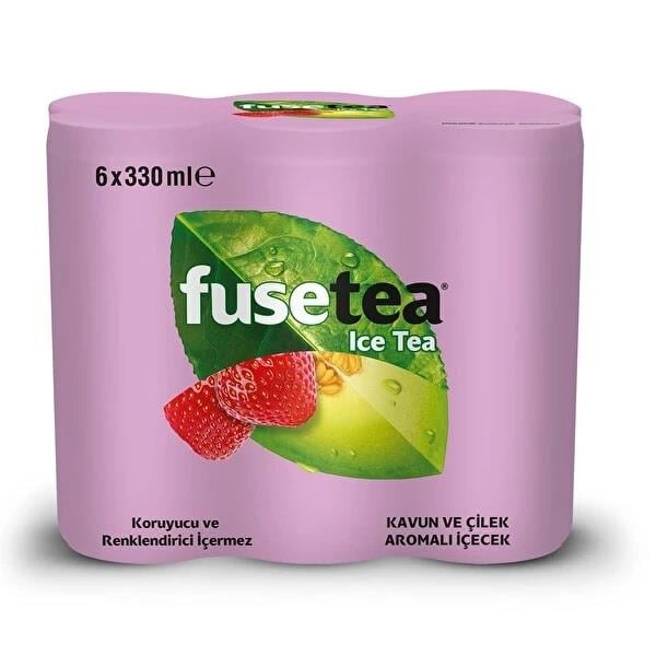 Fuse Tea Kavun ve Çilek 330 ml 6'lı