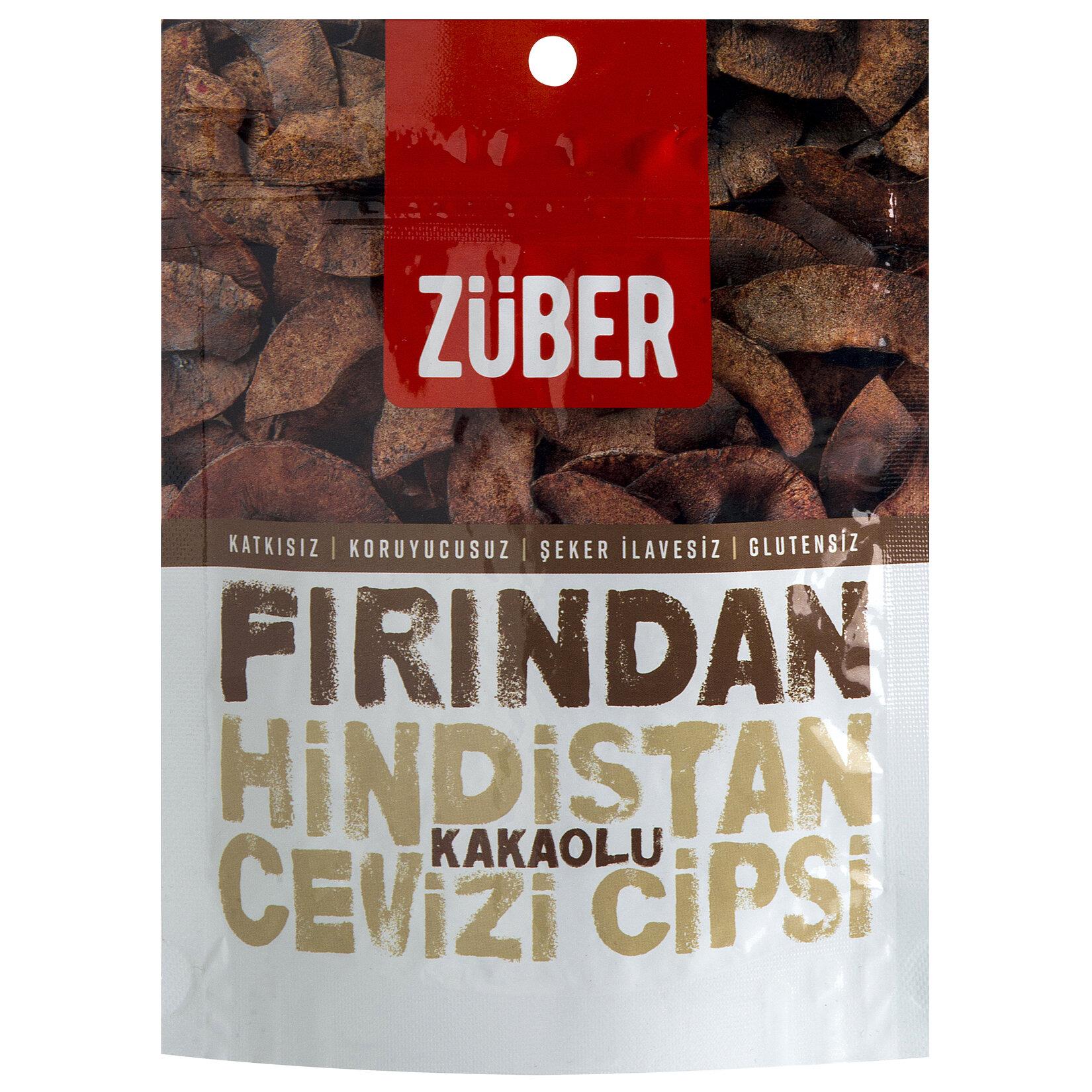 Züber Fırından Kakaolu Hindistan Cevizi Cipsi 40 gr