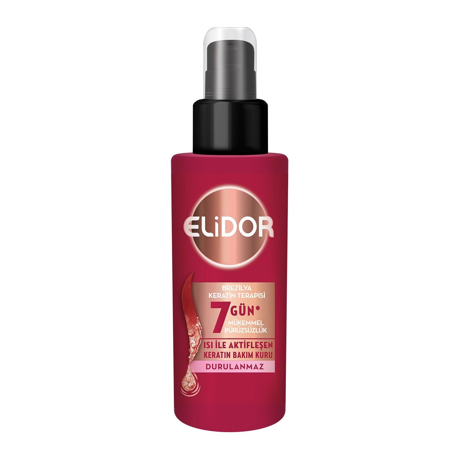 Elidor Bakım Kürü Brezilya Keratin Terapisi Hidrolize Keratin Marula Yağı E Vitamini 90 ml