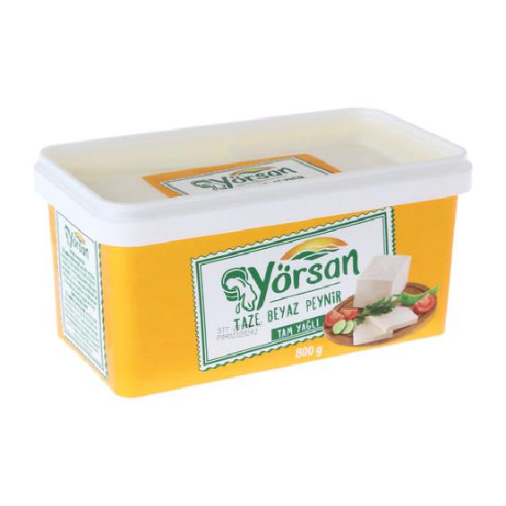 Yörsan Beyaz Peynir Tam Yağlı 800 gr