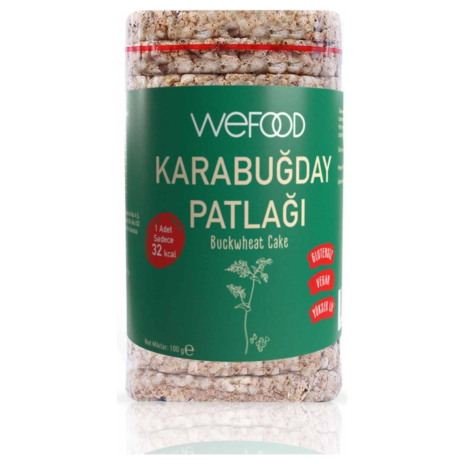 Wefood Glutensiz Karabuğday Patlağı 100 gr
