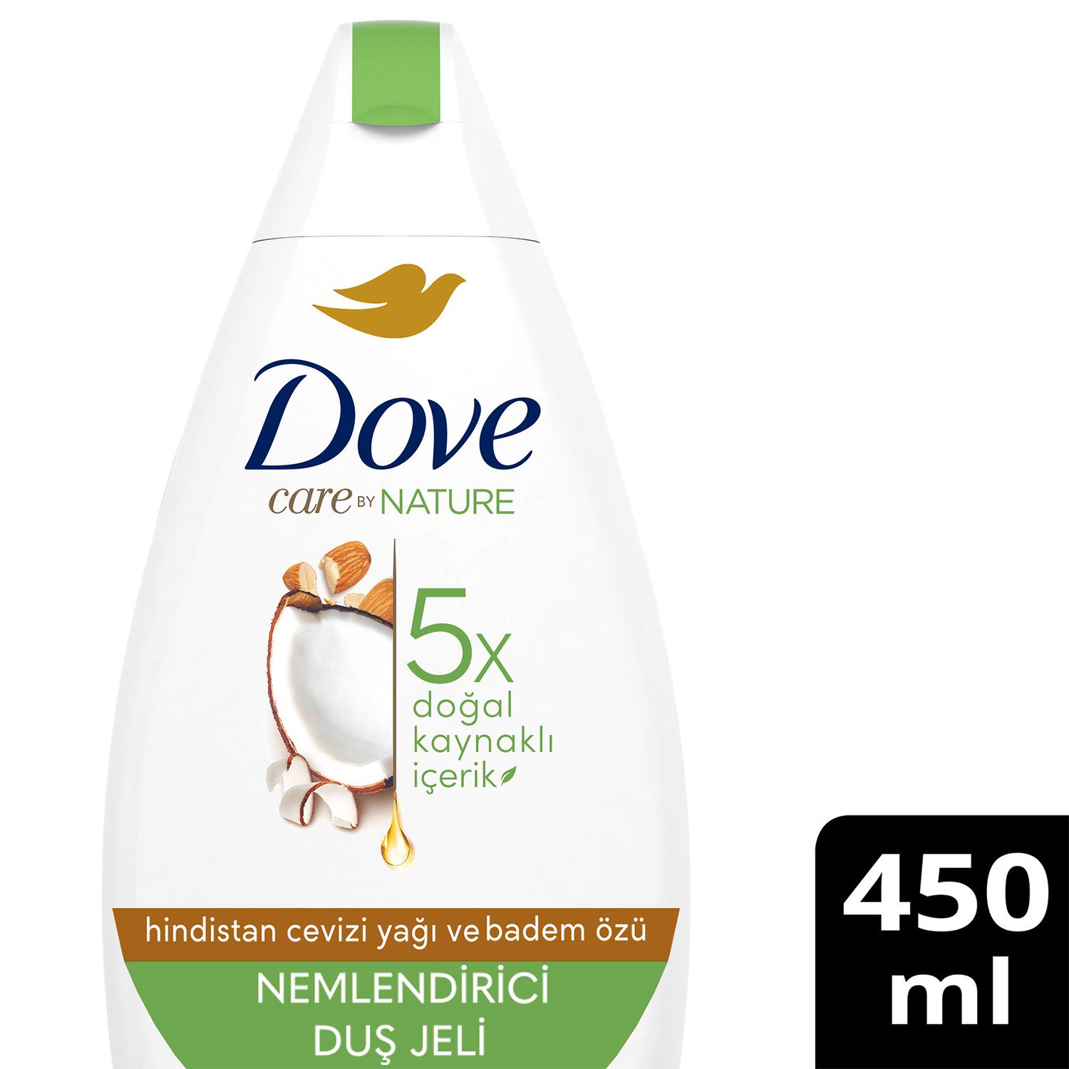 Dove Duş Jeli Hindistan Cevizi Yağı ve Badem Özü 450 ml
