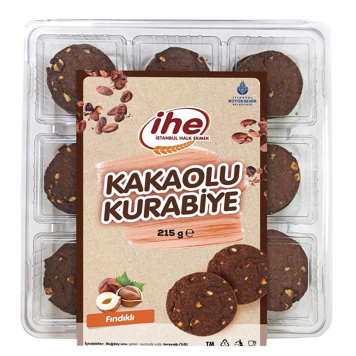 İhe Kakaolu Fındıklı Kurabiye 215 gr
