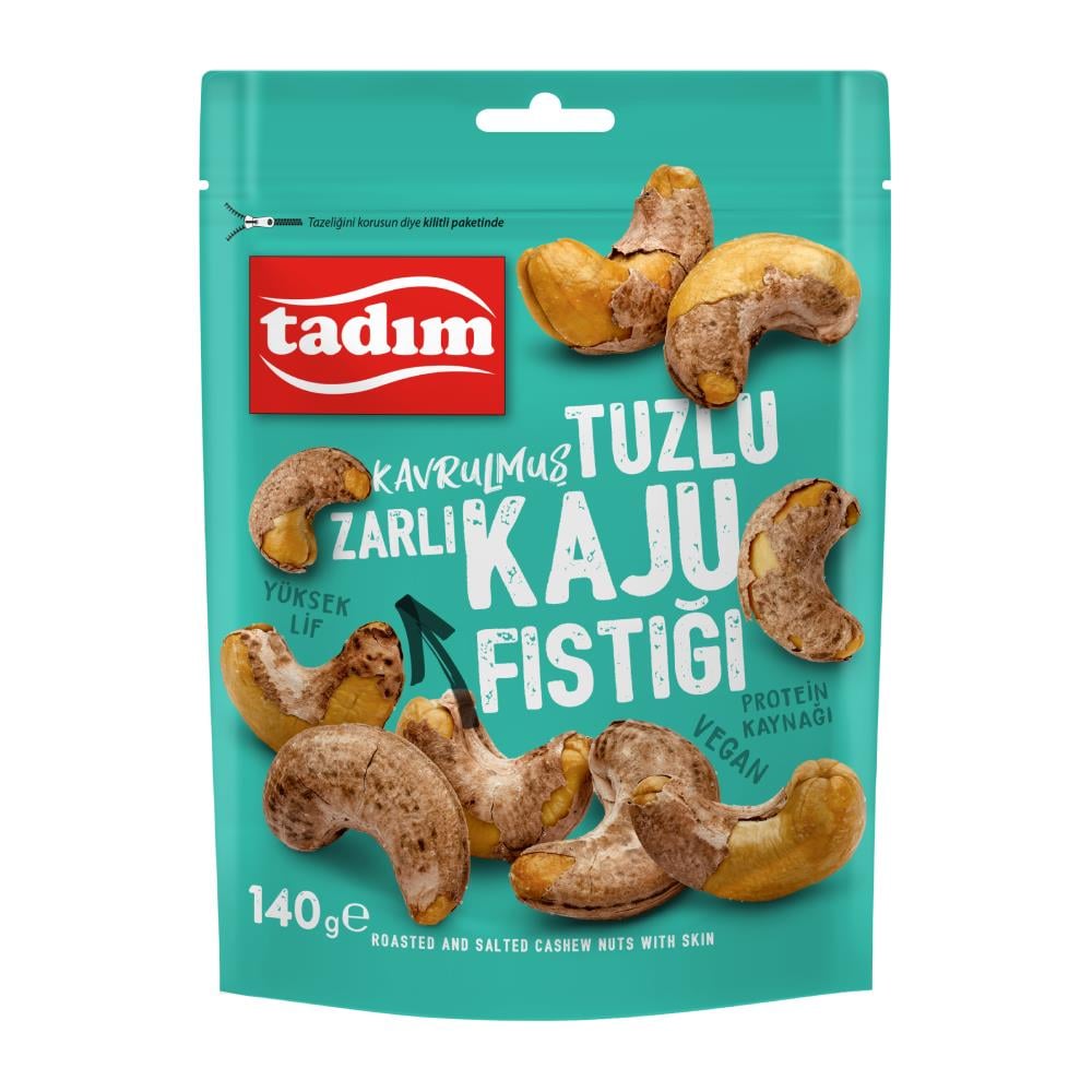 Tadım Zarlı Kavrulmus Kaju 140 gr