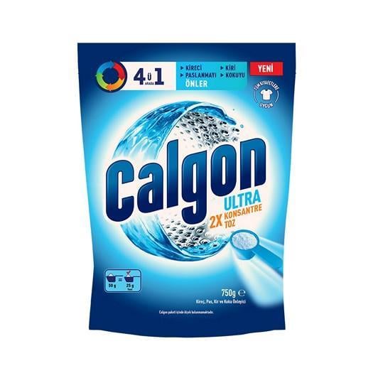 Calgon Ultra Konsantre Çamaşır Makinesi Kir ve Kireç Önleyici Toz 750 gr