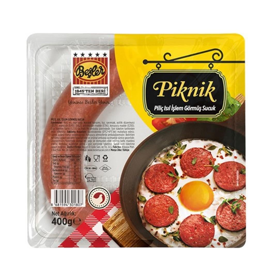 Beşler Piliç Piknik Sucuk 400 gr