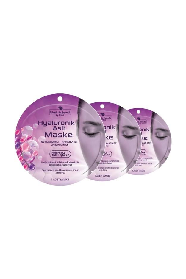 Rituel de Beaute Hyaluronik Asit Maske 3 lü