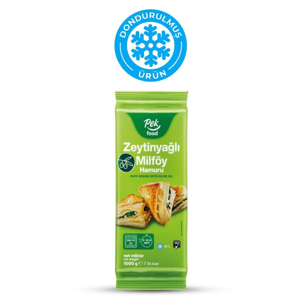 PekFood Zeytinyağlı Milföy 1000 gr