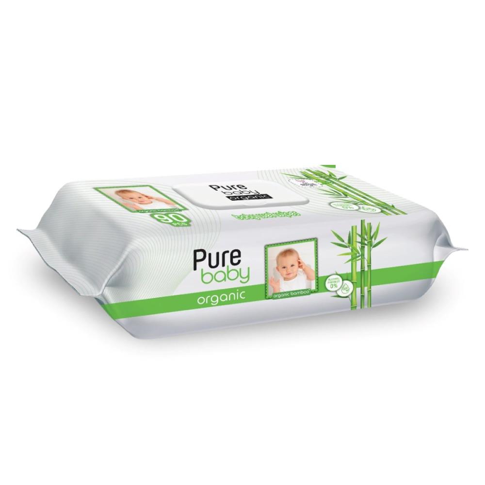 Pure Baby Bambu Islak Havlu 90'lı