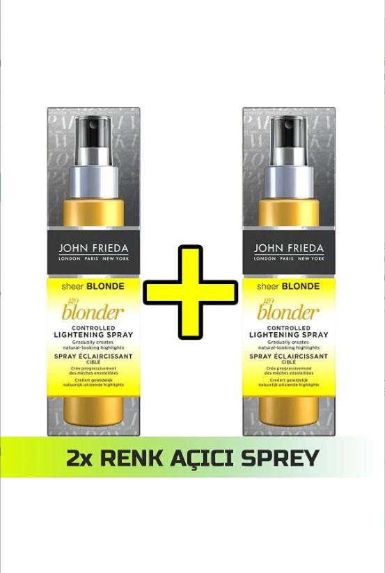 John Frieda Sheer Blonde Go Blonder Saç Spreyi 100 Ml X2
