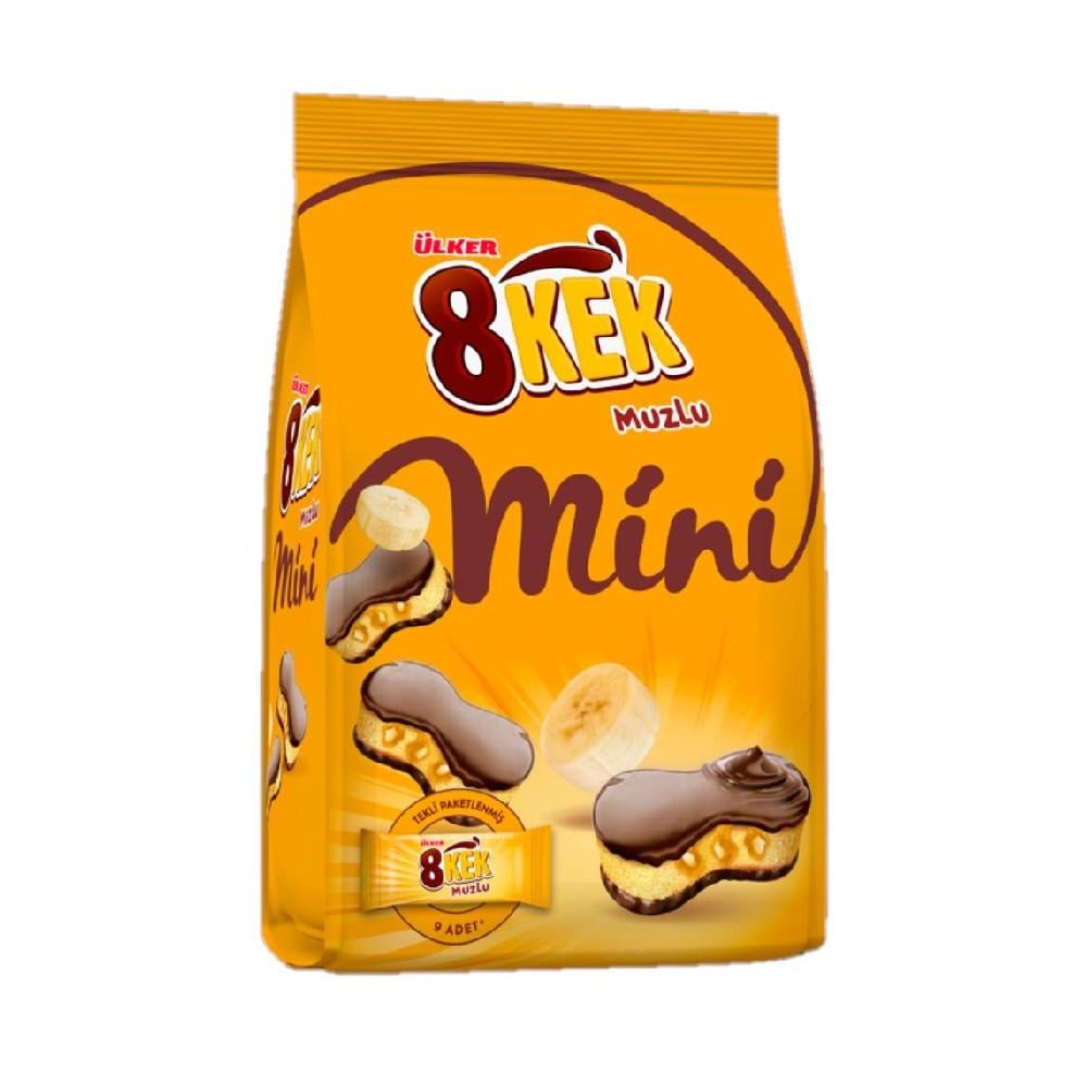 Ülker 8 Kek Mını Muzlu 162 Gr