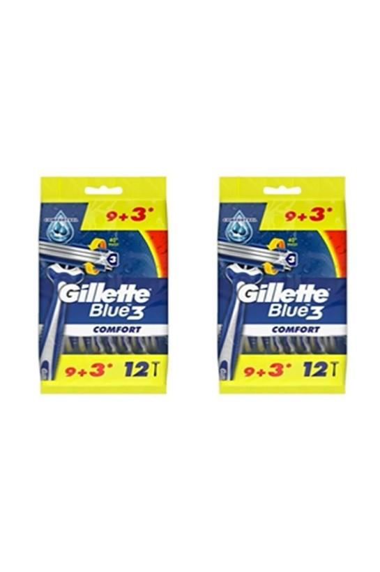 Gillette Blue 3 Comfort Gillette 9 + 3'lü X2