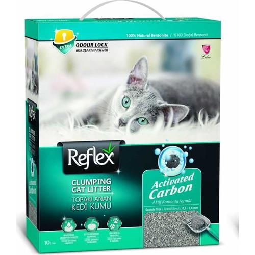 Reflex Kedi Kumu Aktif Karbonlu Topaklanan 10 lt