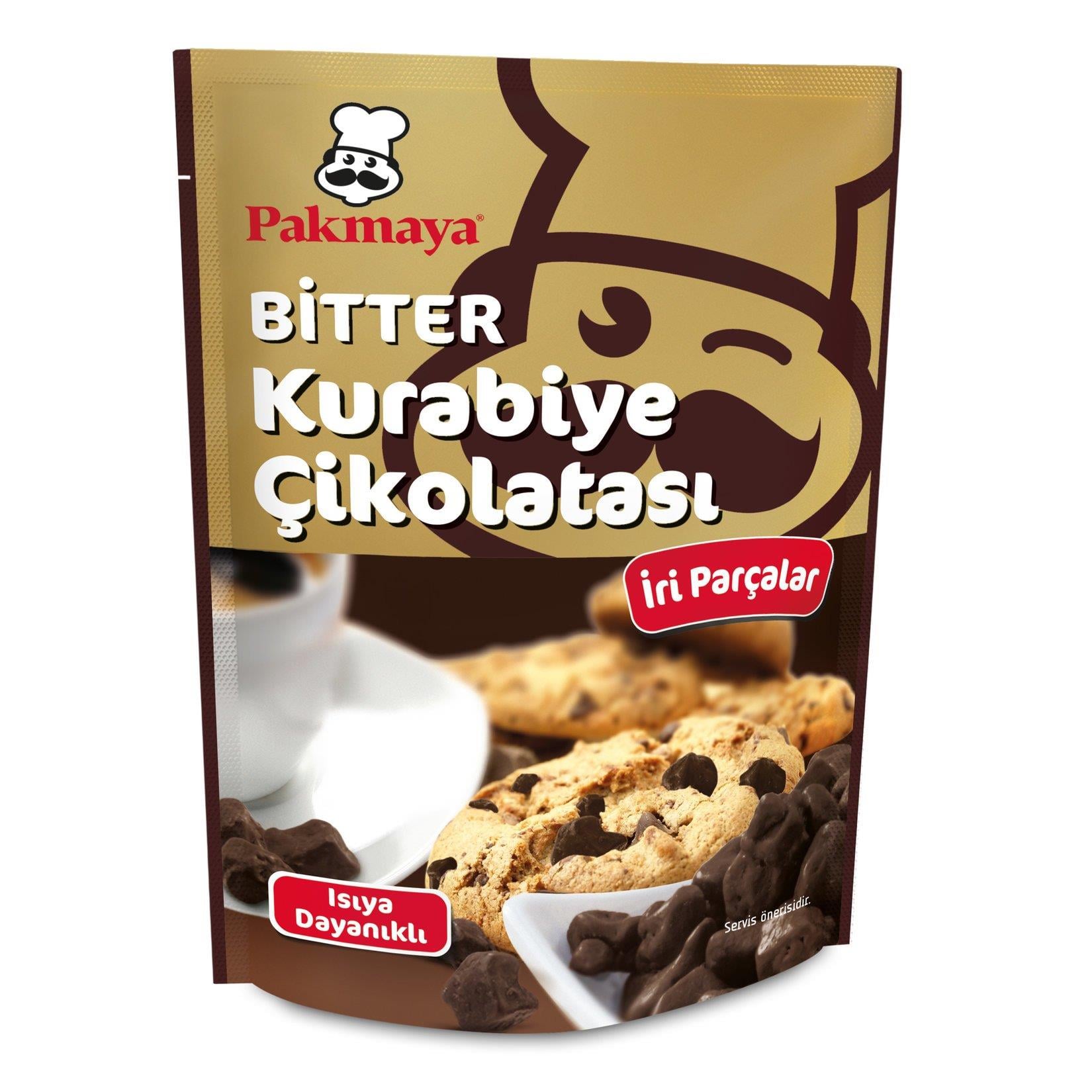 Pakmaya Bitter Kurabiye Çikolatası 90 gr