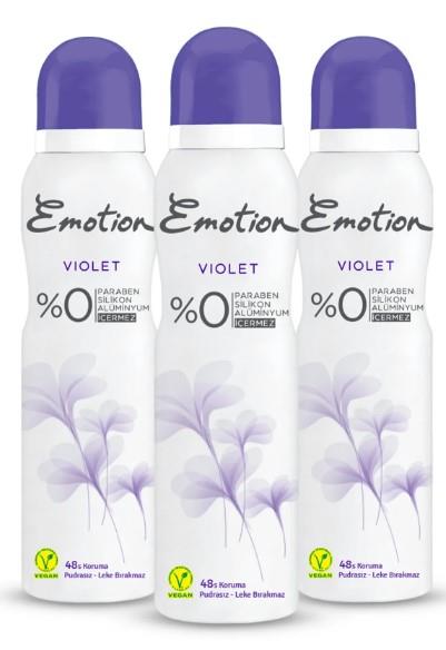 ETCEMOTIONDEO150MLVIOLETX3