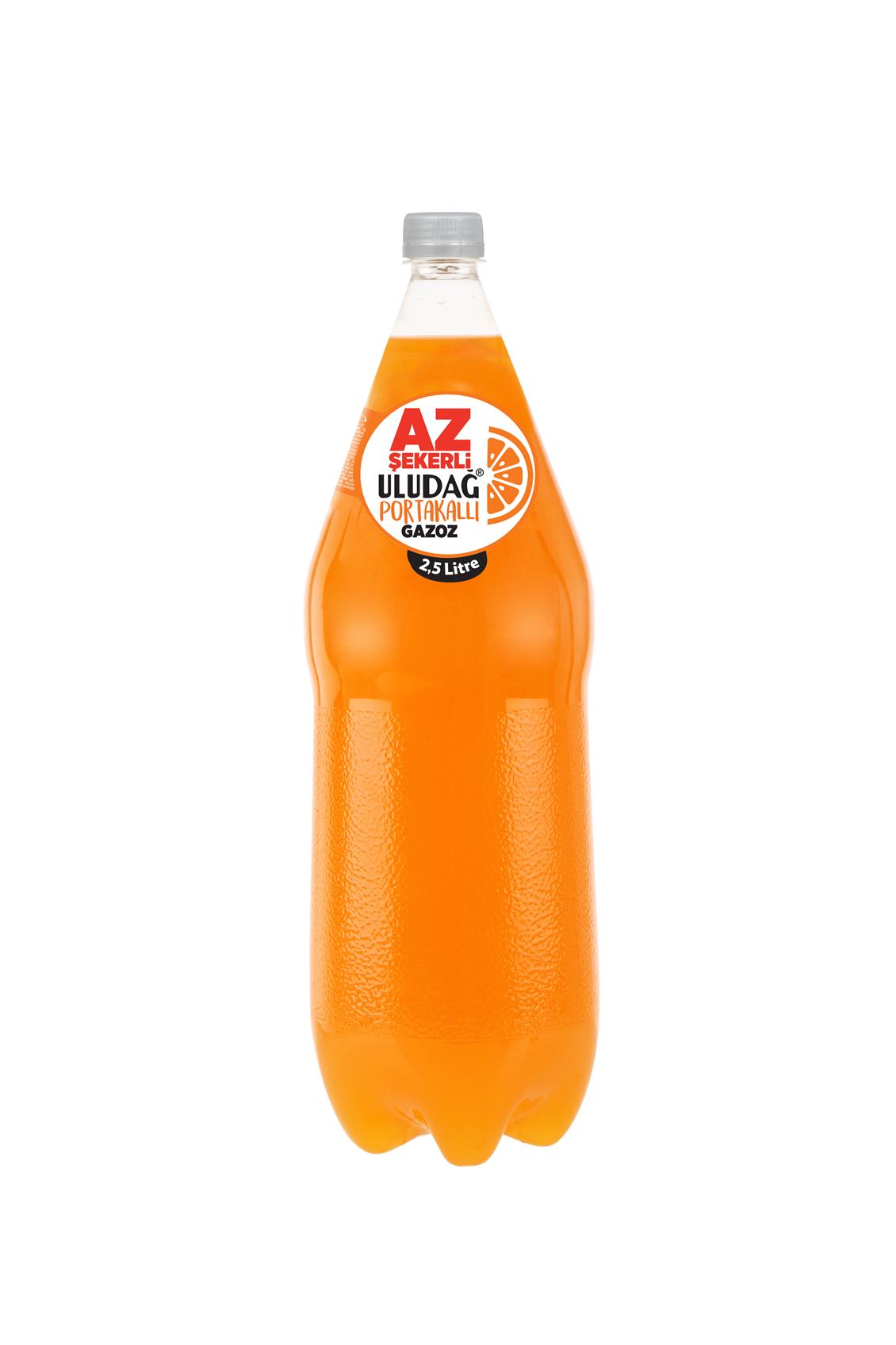 Uludağ Gazoz Portakallı Az Şekerli 2,5 Lt