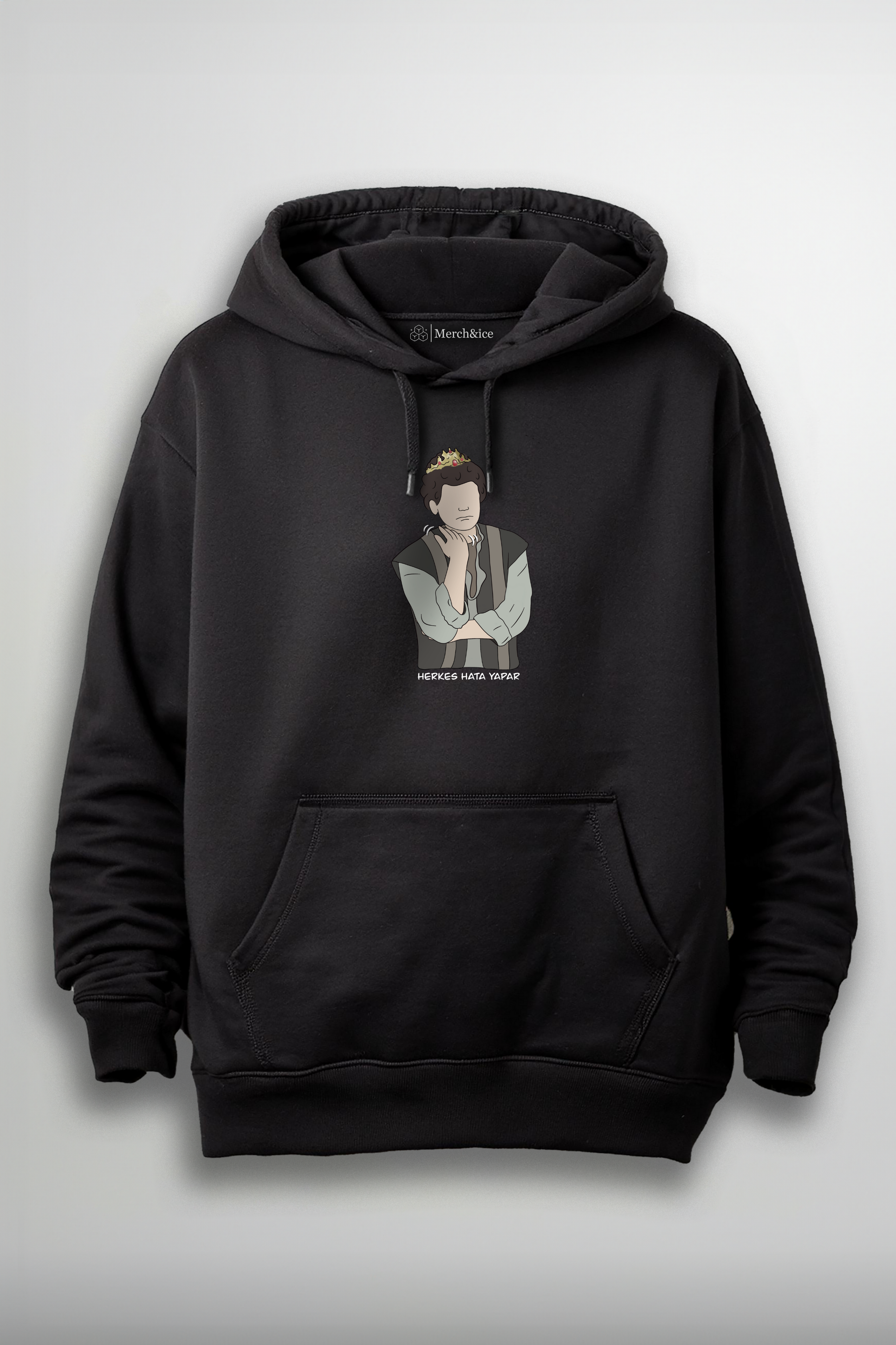 Prens Dizi Baskılı Unisex Hoodie - Herkes Hata Yapar