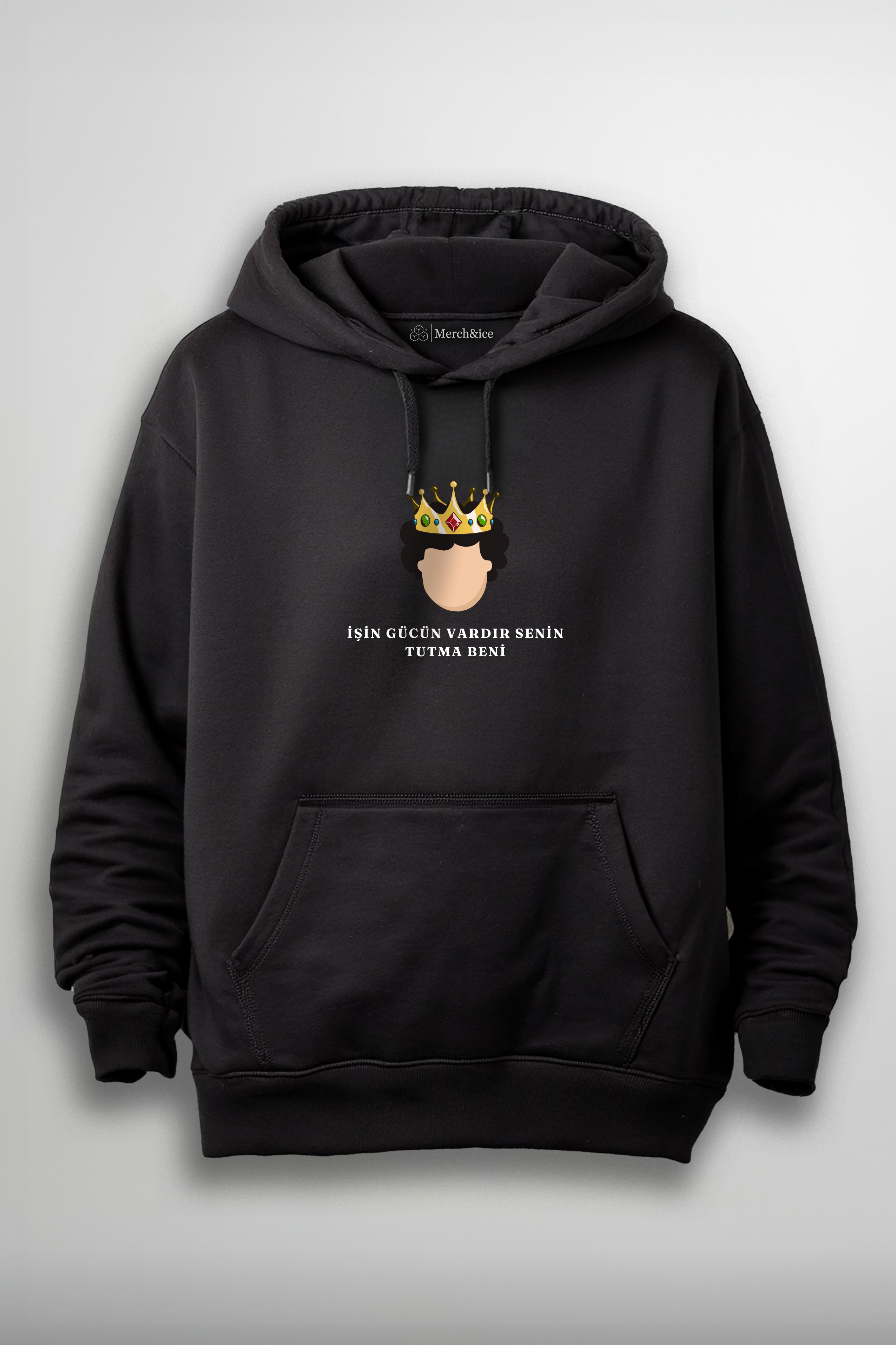 Prens Dizi Baskılı Unisex Hoodie - İşin Gücün Vardır Senin Tutma Beni