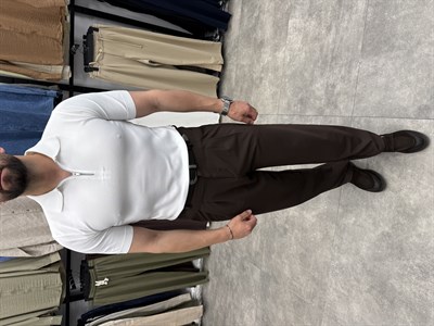 Beyaz Regular Fit Yakla Fermuarlı Polo Thirt