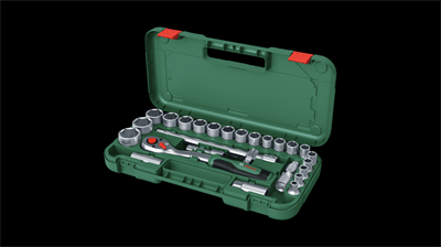 Bosch 1600A02Z9F 1/2 Cırcırlı 25 Parça Lokma Takımı