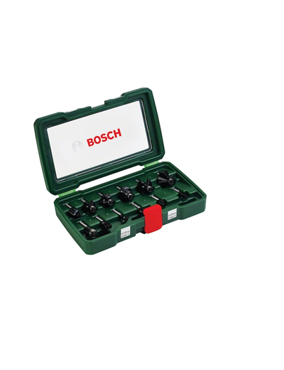 Bosch - Dıy 8 mm Şaftlı 12 Parça Freze Seti - 2607019466