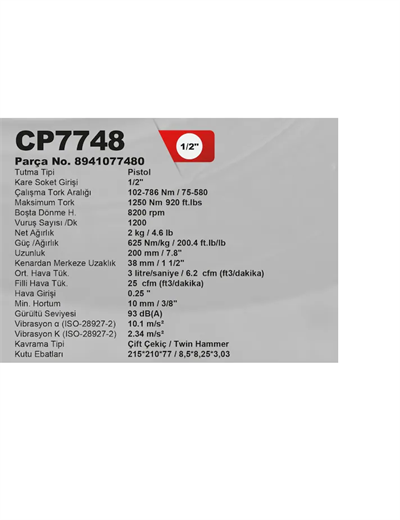 Chicago Pneumatic CP7748 1/2