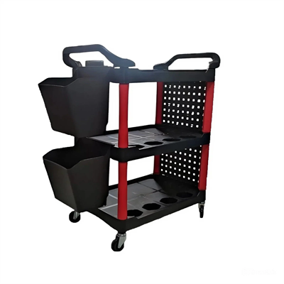 Nttools NTTC02 3 Raflı Aksesuarlı Alet Taşıma Arabası