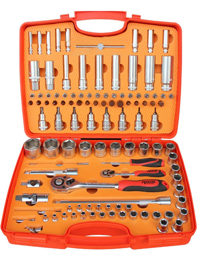 Rico 006-RC1011 110 Parça 1/2-1/4 6 Köşeli Lokma Takımı