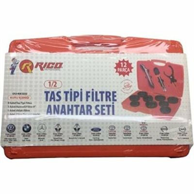 Rico 013-KK1233 12PC Tas Filtre Sökme Seti
