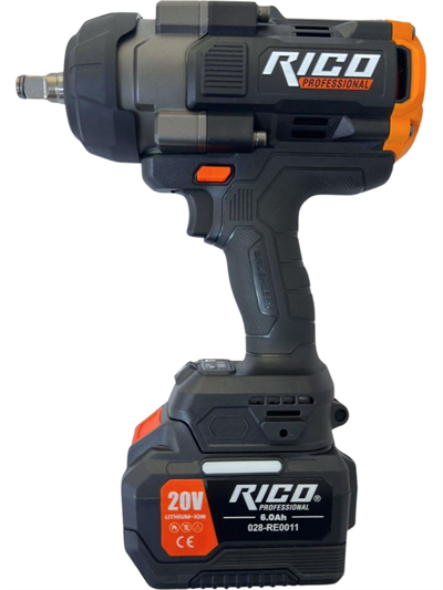Rico 028-RE0011 1/2 Çift Akülü 6 Ah Darbeli Somun Sıkma Makinesi