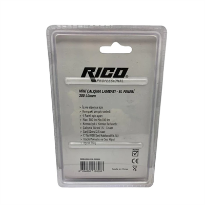 Rico RC0032 300 Lümen LED Şarjlı El Feneri