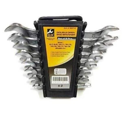 SNC 8'li Çatal Ağız Anahtar Takımı Düz Anahtar 6x22 Mm