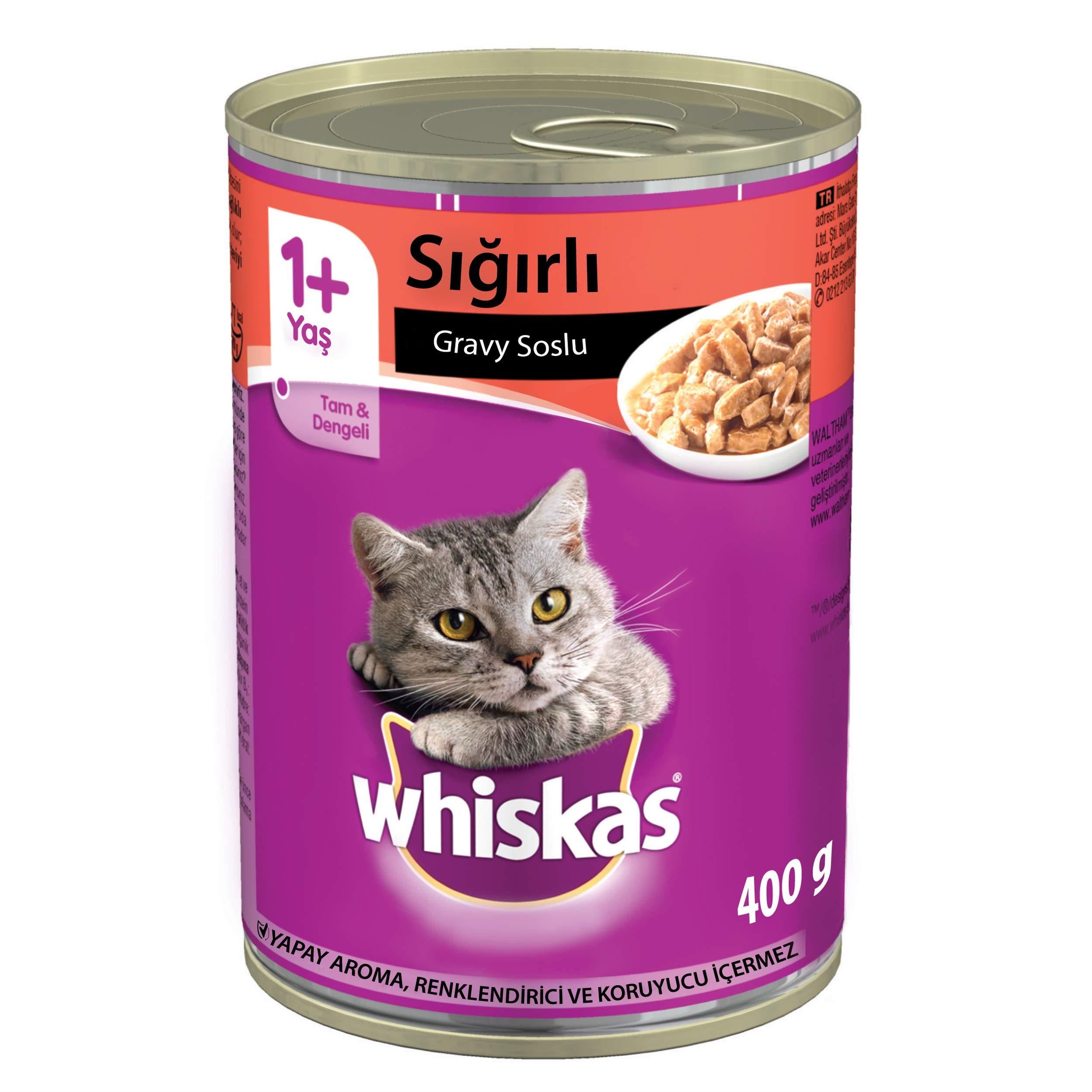 Whiskas Sığırlı Konserve Mama