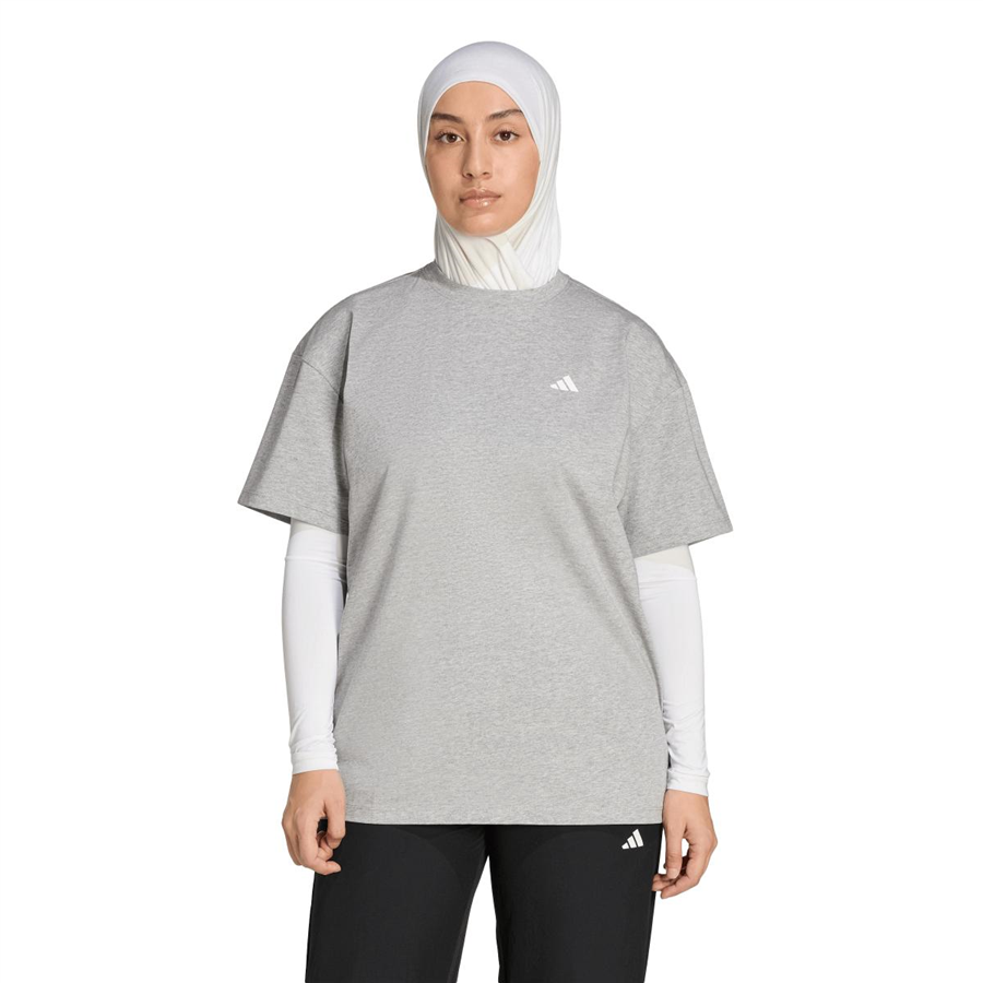 Adidas PL ESS TEE KF3757 Gri Tişört