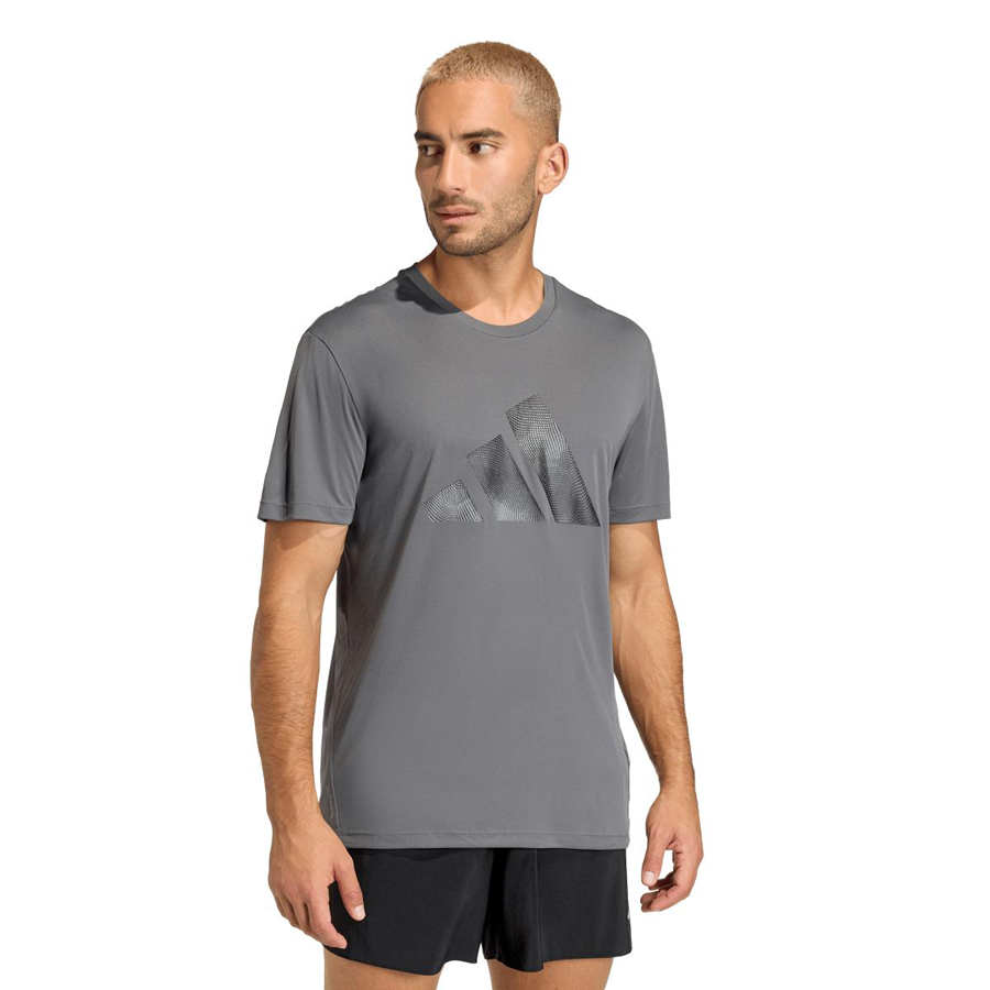Adidas Run Ess BL T M KC4275 Gri Tişört