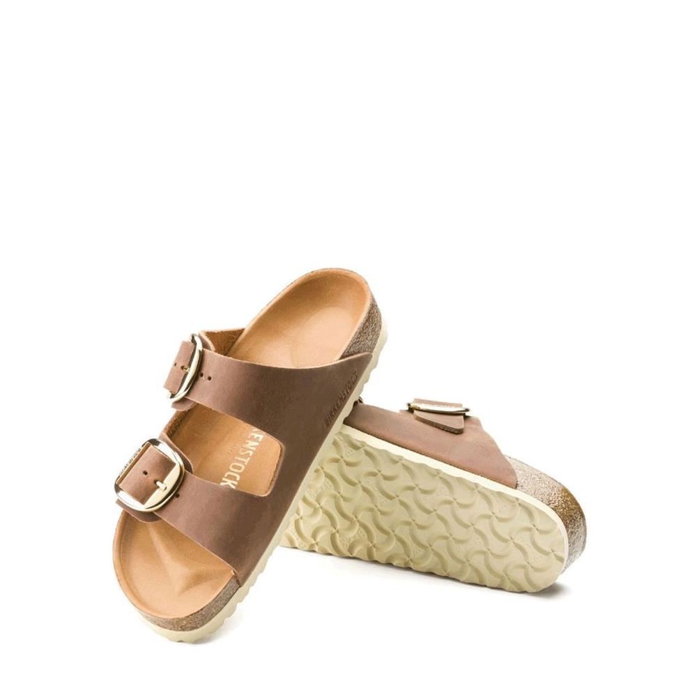 Birkenstock Arizona Big Buckle Leoi 1011073 Kahverengi Terlik