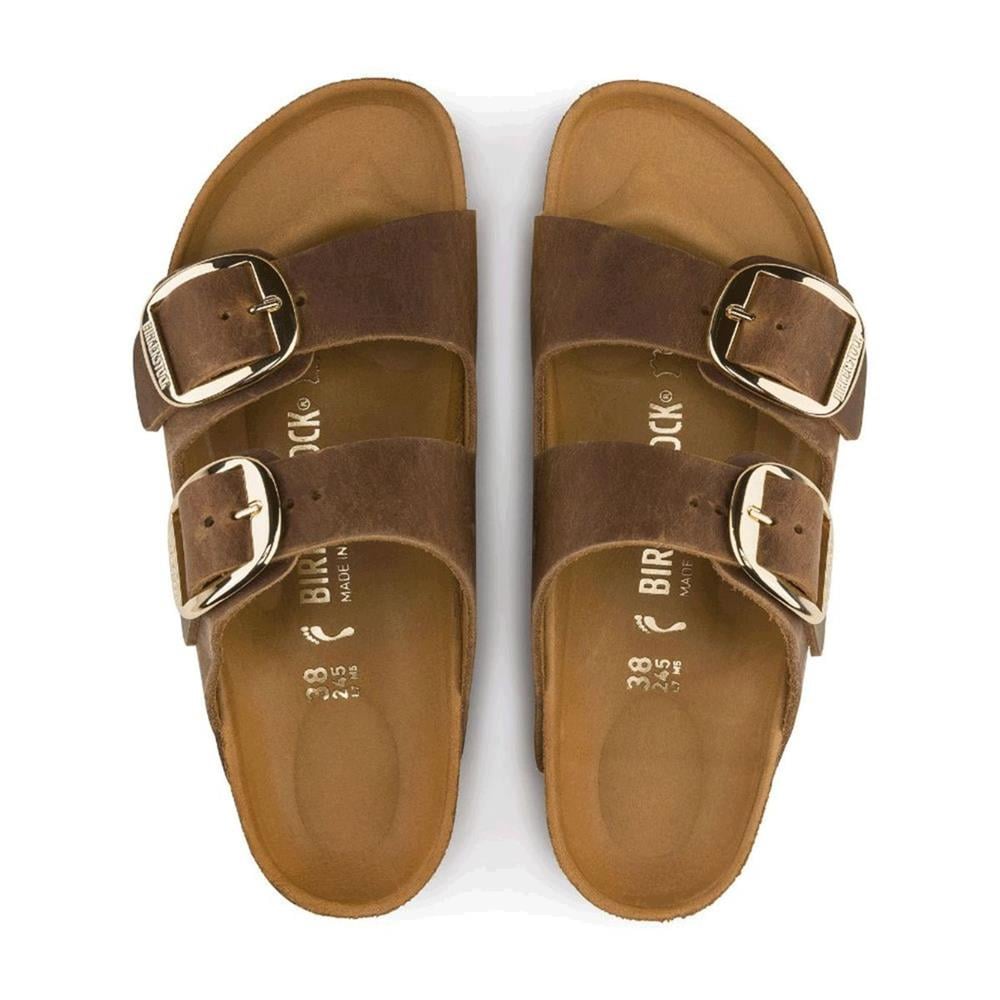 Birkenstock Arizona Big Buckle Leoi 1011073 Kahverengi Terlik