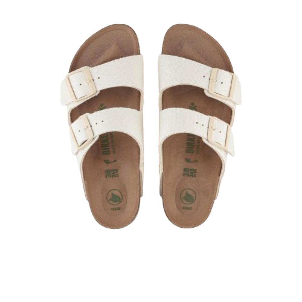 Birkenstock Arizona Tex Canvas Vegan 1022679 Beyaz Terlik