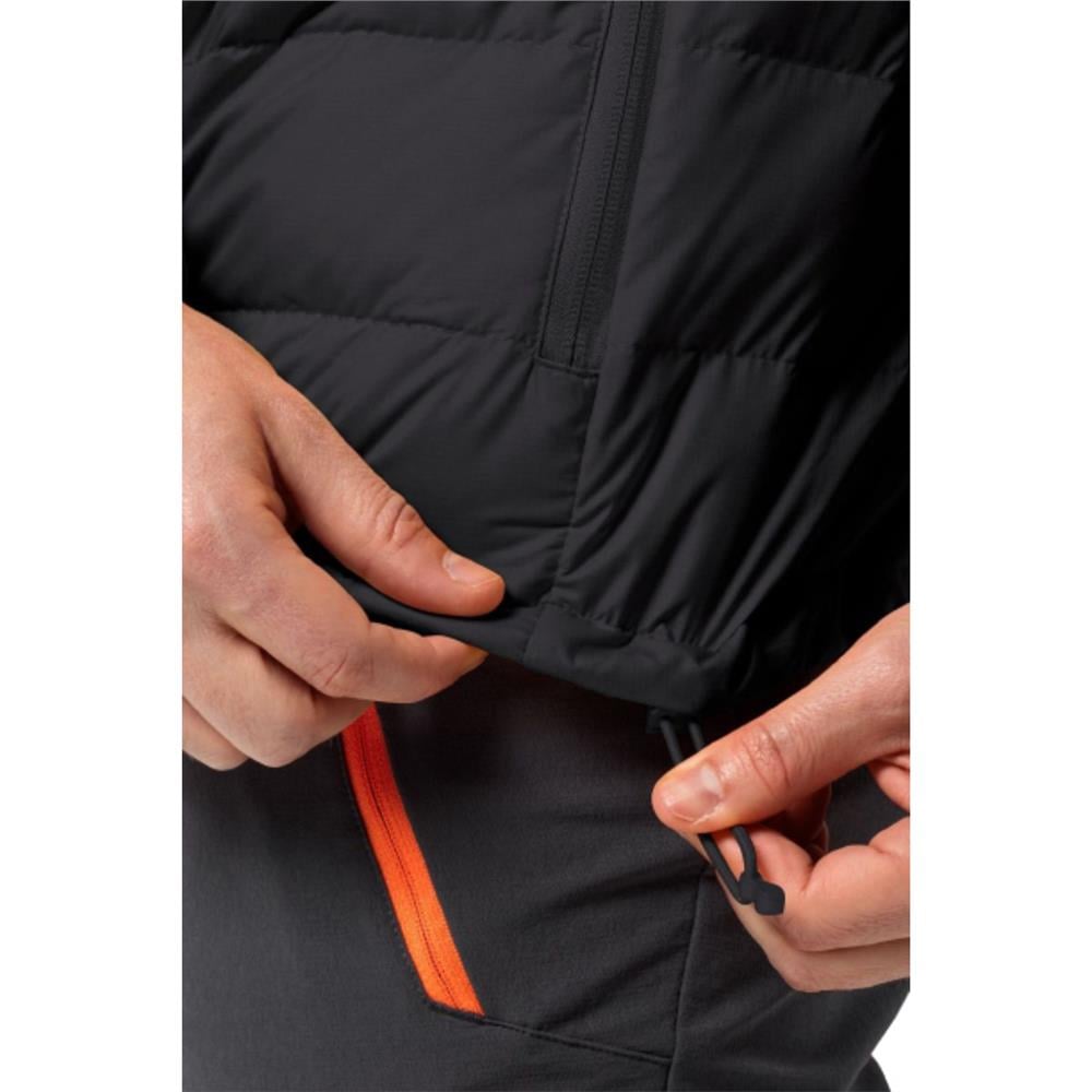 Jack Wolfskin Ather Down Jkt 1207681-6000 Siyah Mont