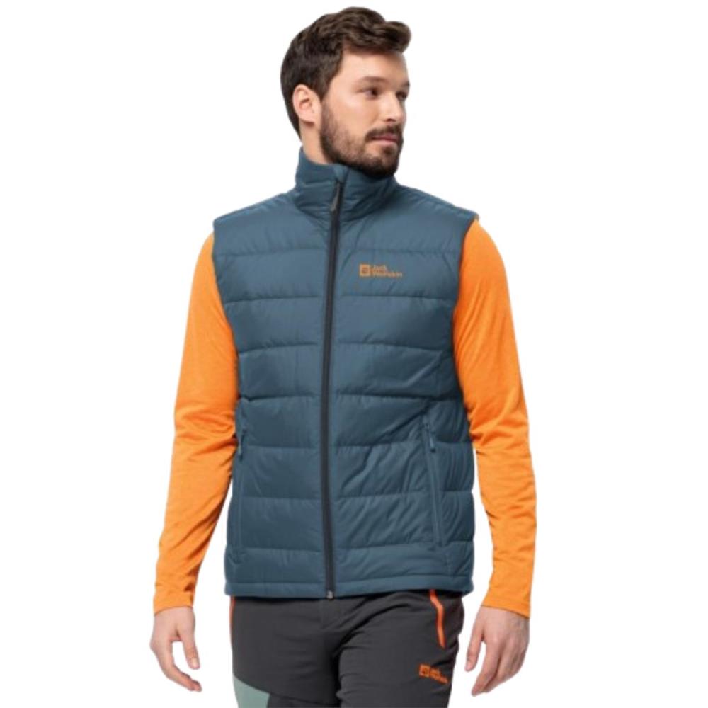 Jack Wolfskin Ather Down Vest M 1207691-C0412 Lacivert Mont