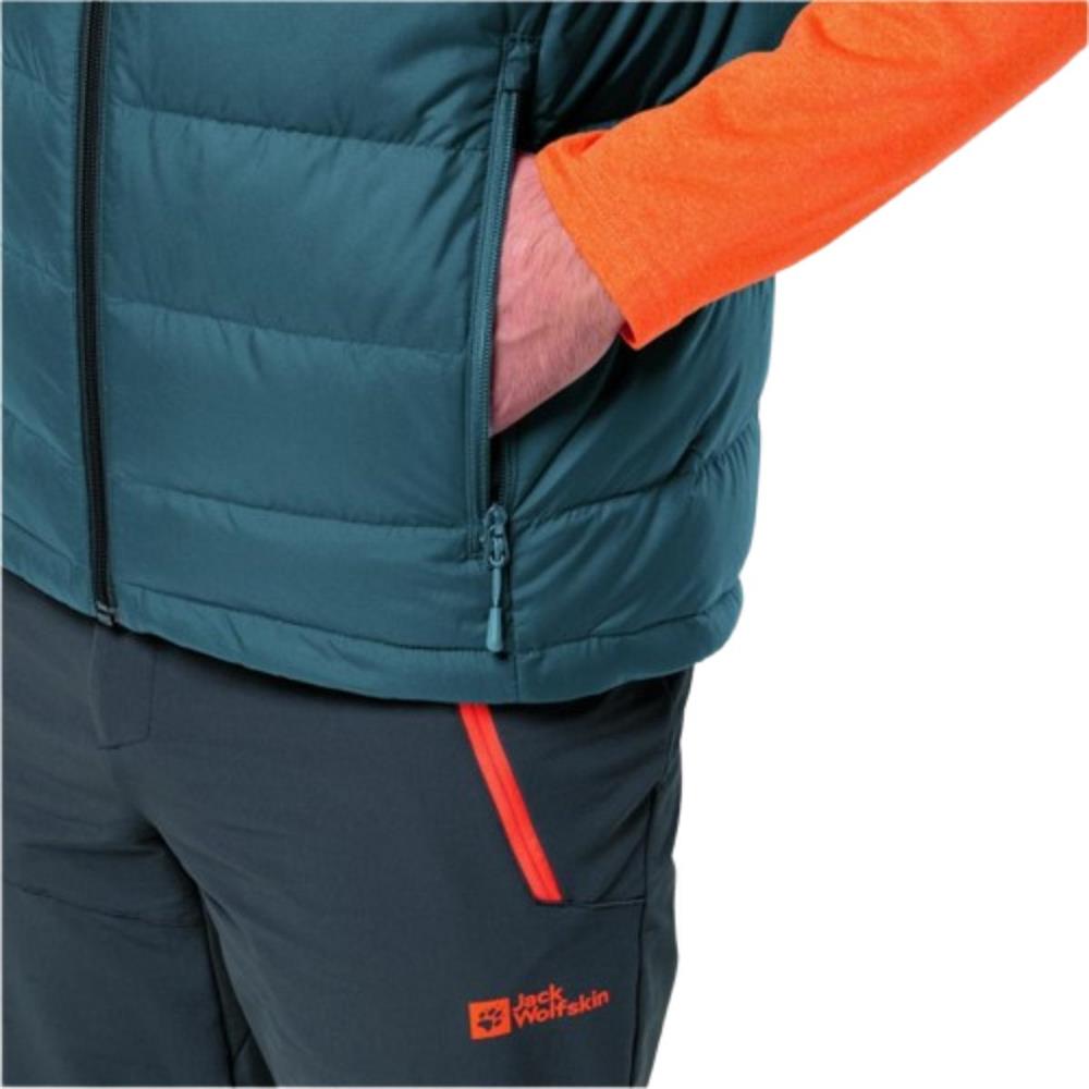 Jack Wolfskin Ather Down Vest M 1207691-C0412 Lacivert Mont