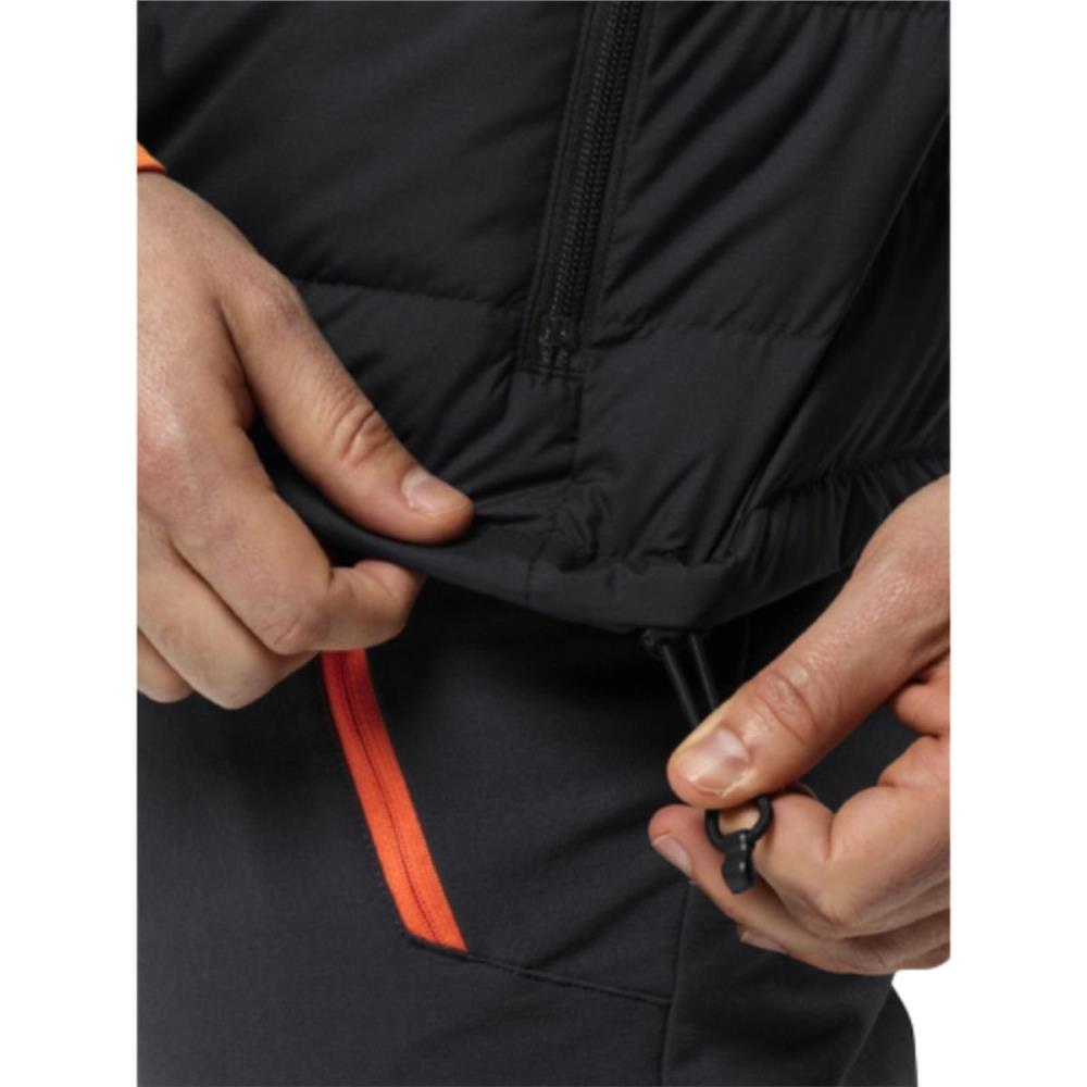 Jack Wolfskin Ather Down Vest M 1207691-6000 Siyah Mont