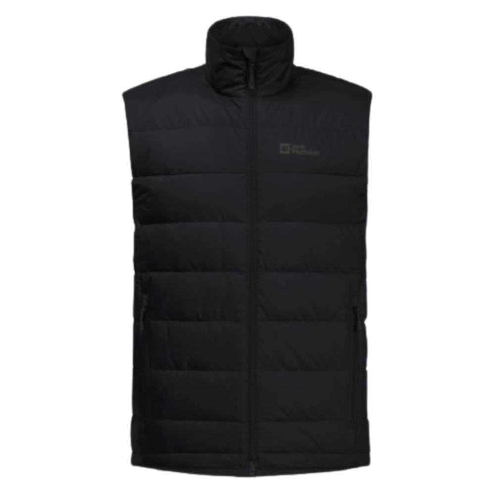 Jack Wolfskin Ather Down Vest M 1207691-6000 Siyah Mont